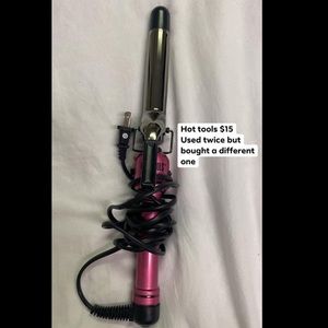 Hot tools curling iron 1 inch